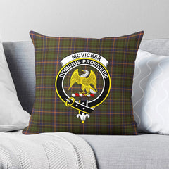 McVicker Tartan Crest Pillow Cover