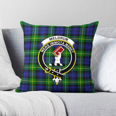 Meldrum Tartan Crest Pillow Cover