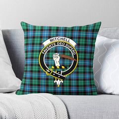 Mitchell Ancient Tartan Crest Pillow Cover