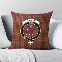 Ogilvie Tartan Crest Pillow Cover