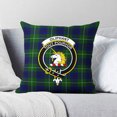 Oliphant Modern Tartan Crest Pillow Cover