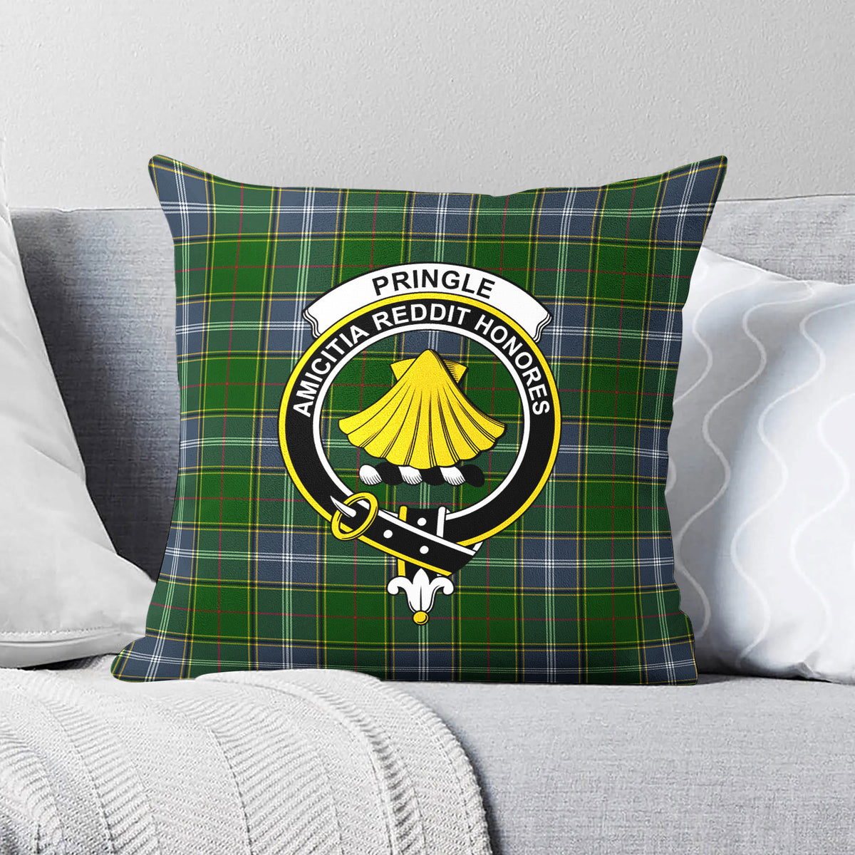 Pringle Tartan Crest Pillow Cover