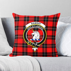 Ramsay Modern Tartan Crest Pillow Cover