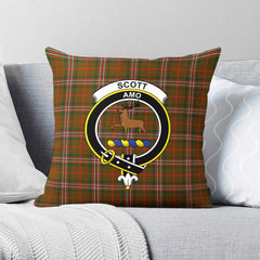 Scott Brown Modern Tartan Crest Pillow Cover