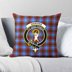 Skirving Tartan Crest Pillow Cover