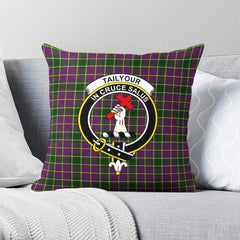 Tailyour (or Taylor) Tartan Crest Pillow Cover