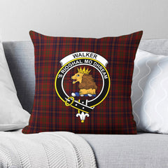 Walker Tartan Crest Pillow Cover