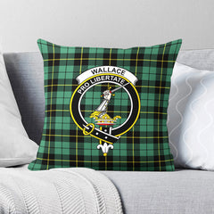 Wallace Hunting Ancient Tartan Crest Pillow Cover