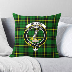 Wallace Hunting Modern Tartan Crest Pillow Cover