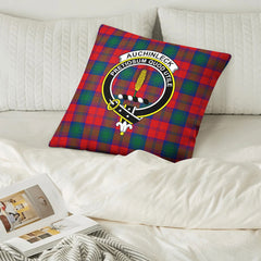 Auchinleck Tartan Crest Pillow Cover