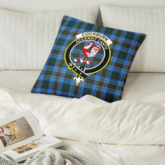 Cockburn Modern Tartan Crest Pillow Cover