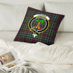 Crosbie Tartan Crest Pillow Cover