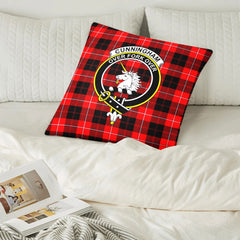 Cunningham Modern Tartan Crest Pillow Cover