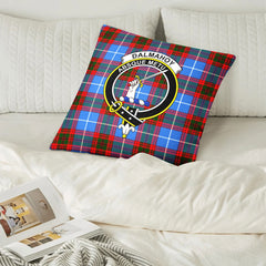 Dalmahoy Tartan Crest Pillow Cover