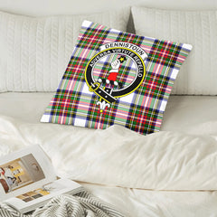 Dennistoun Tartan Crest Pillow Cover