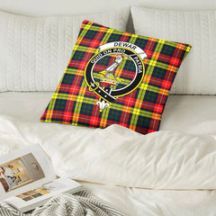 Dewar Tartan Crest Pillow Cover