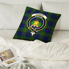 Dundas Modern Tartan Crest Pillow Cover