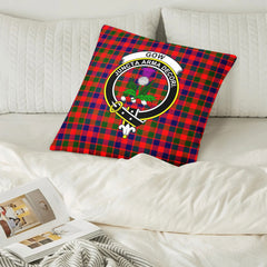 Gow (of Skeoch) Tartan Crest Pillow Cover