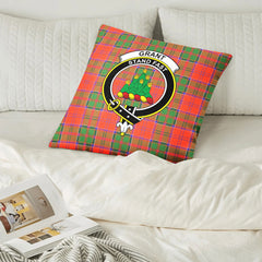 Grant Ancient Tartan Crest Pillow Cover