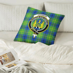 Johnson Ancient Tartan Crest Pillow Cover