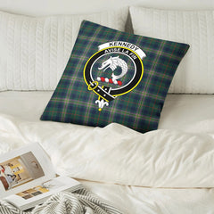 Kennedy Modern Tartan Crest Pillow Cover