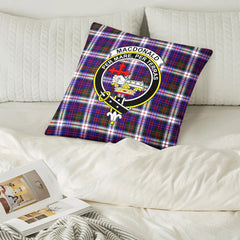 MacDonald Dress Modern Tartan Crest Pillow Cover