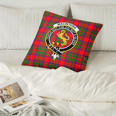 MacIntosh Modern Tartan Crest Pillow Cover