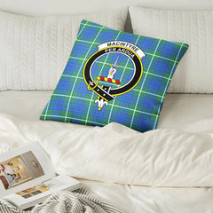 MacIntyre Hunting Ancient Tartan Crest Pillow Cover