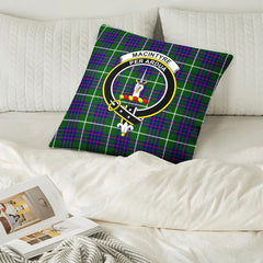 MacIntyre Hunting Modern Tartan Crest Pillow Cover