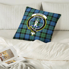 MacKay Ancient Tartan Crest Pillow Cover