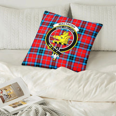 MacTavish Modern Tartan Crest Pillow Cover