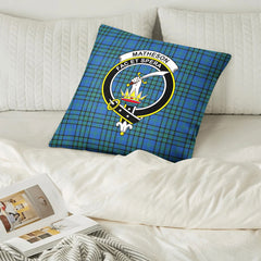 Matheson Hunting Ancient Tartan Crest Pillow Cover