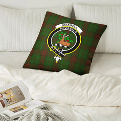 Maxwell Hunting Tartan Crest Pillow Cover