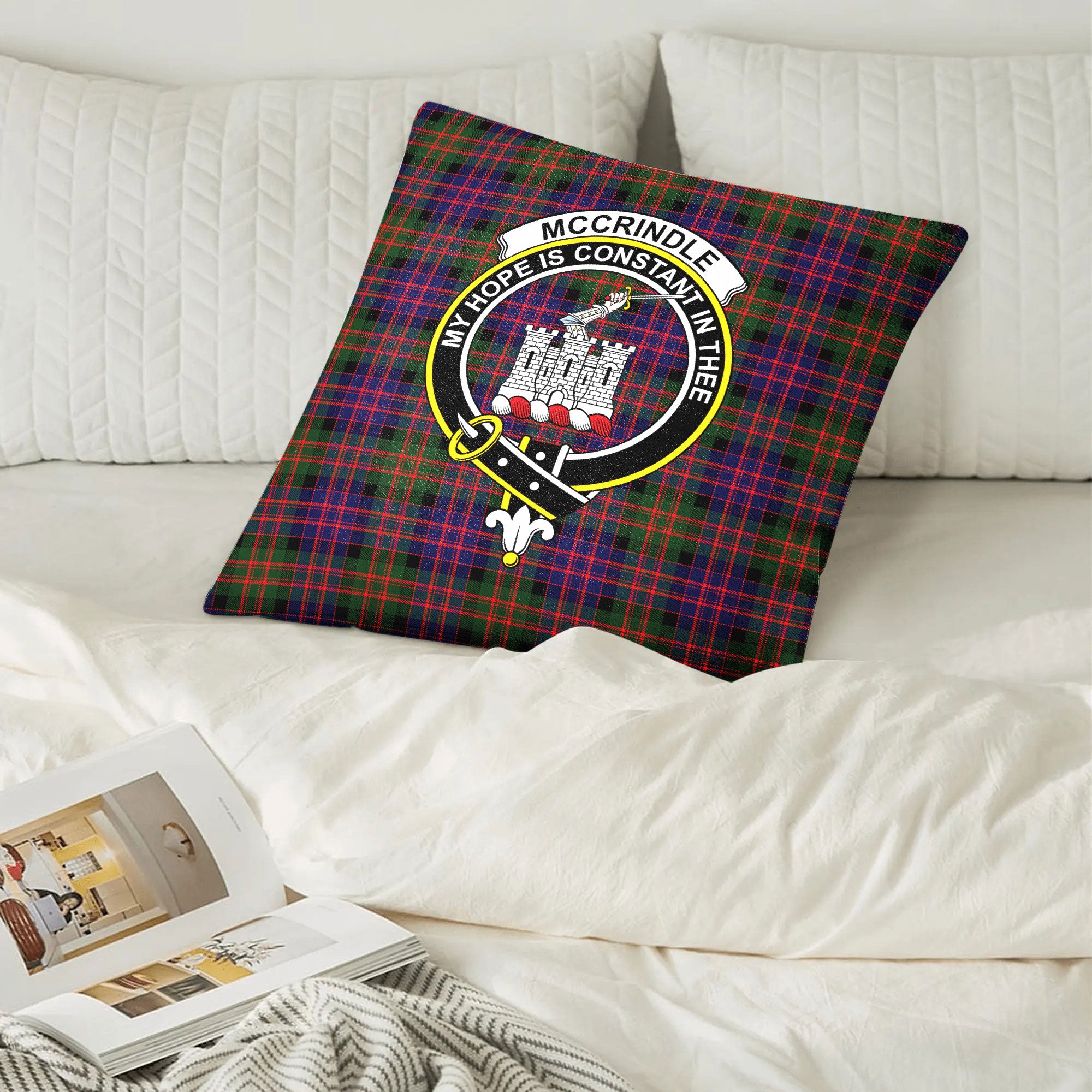 McCrindle Tartan Crest Pillow Cover