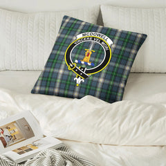 McDowell (MacDowell) Tartan Crest Pillow Cover