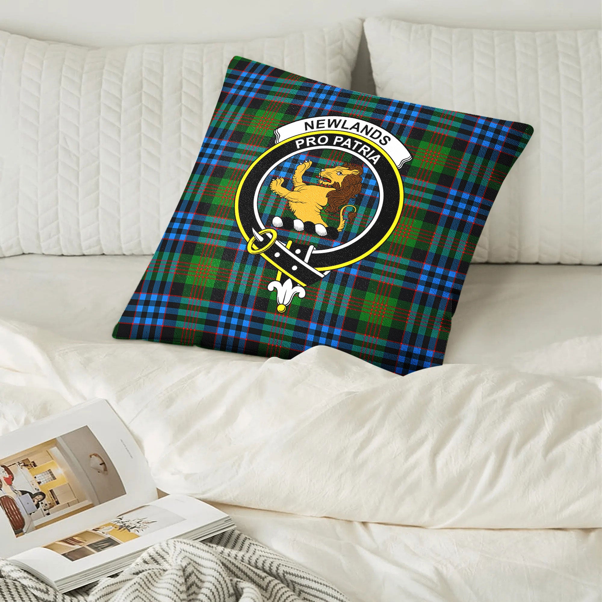 Newlands Tartan Crest Pillow Cover