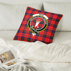 Reid Modern Tartan Crest Pillow Cover