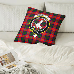 Roxburgh District Tartan Crest Pillow Cover