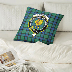 Sinclair Hunting Ancient Tartan Crest Pillow Cover