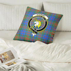 Stewart of Appin Hunting Ancient Tartan Crest Pillow Cover