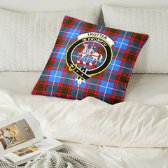 Trotter Tartan Crest Pillow Cover