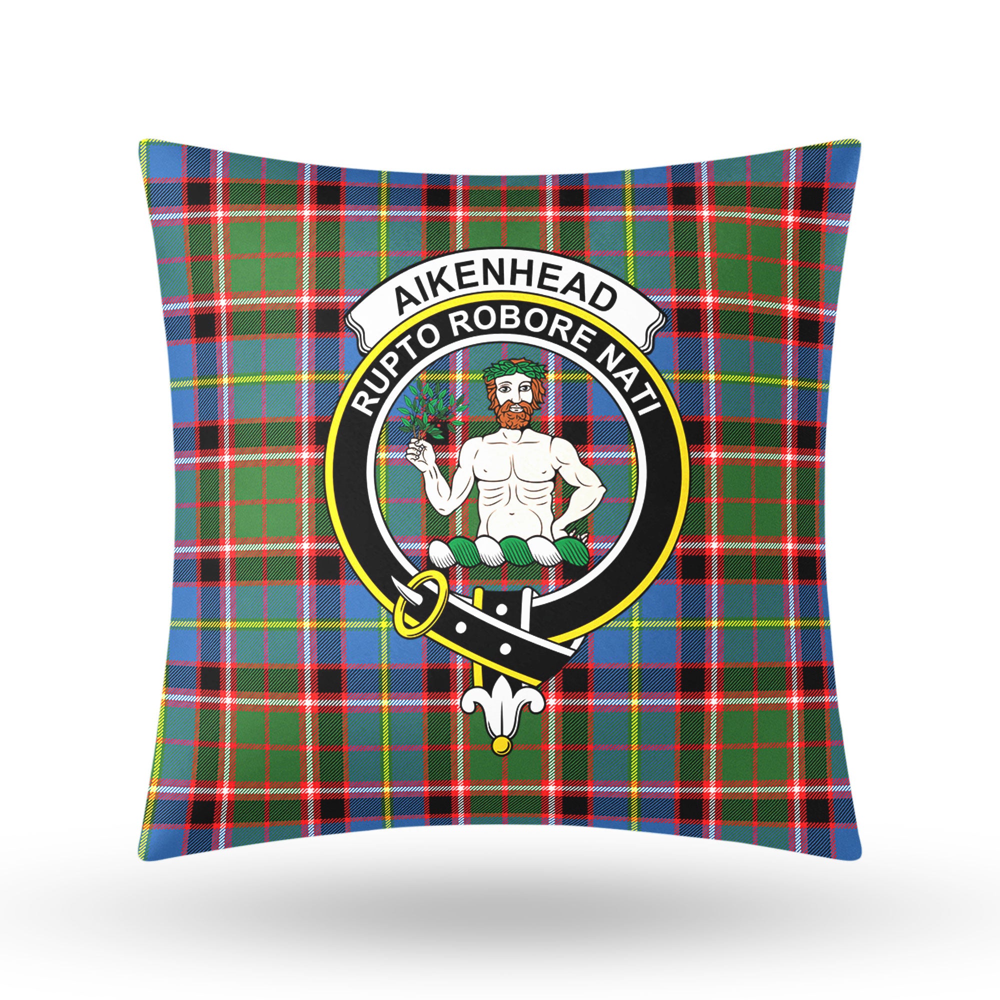 Aikenhead Tartan Crest Pillow Cover