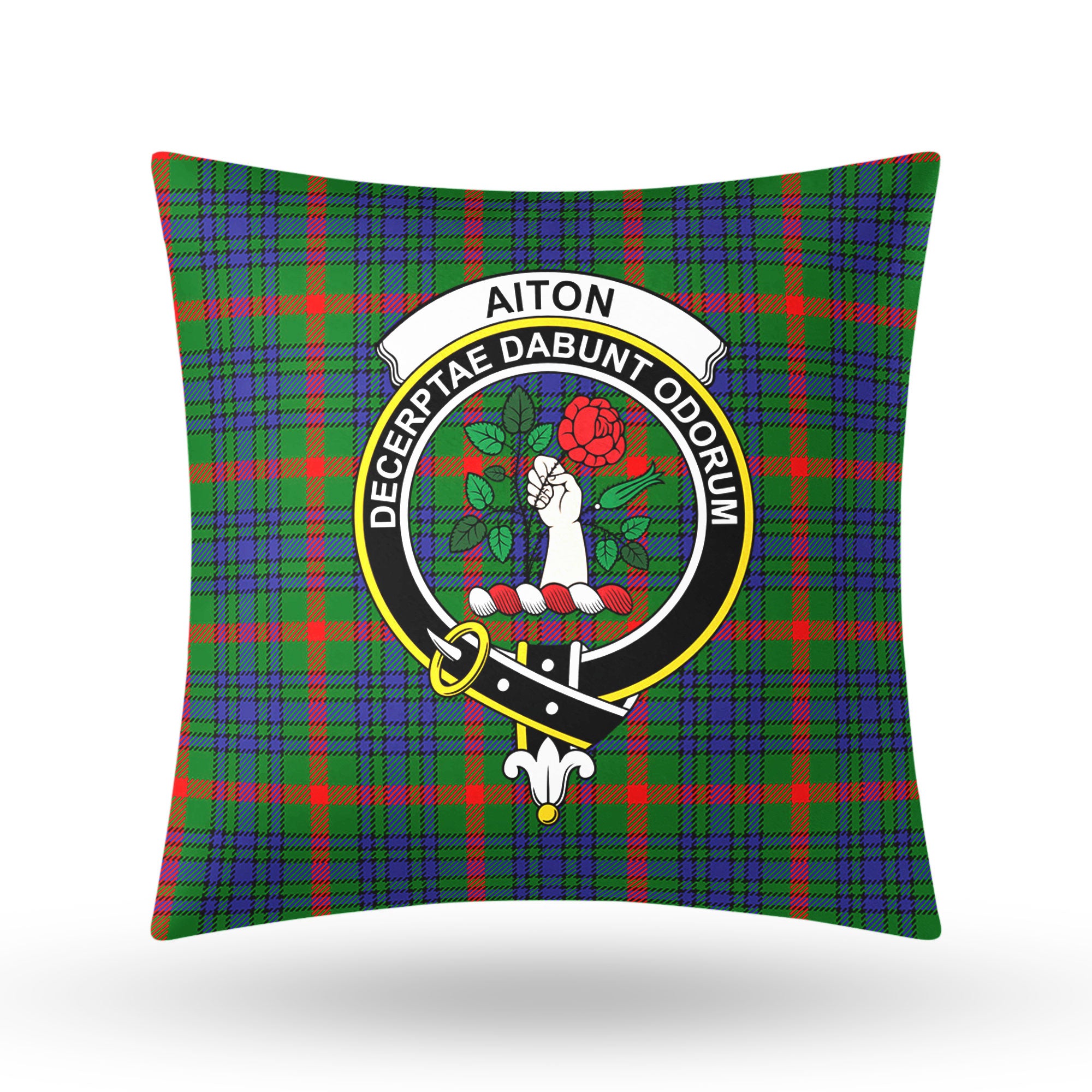 Aiton Tartan Crest Pillow Cover