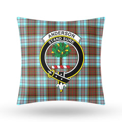 Anderson Ancient Tartan Crest Pillow Cover