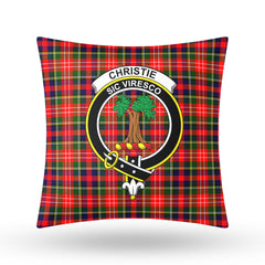 Christie Tartan Crest Pillow Cover