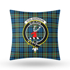 Colquhoun Ancient Tartan Crest Pillow Cover