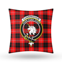 Cunningham Modern Tartan Crest Pillow Cover