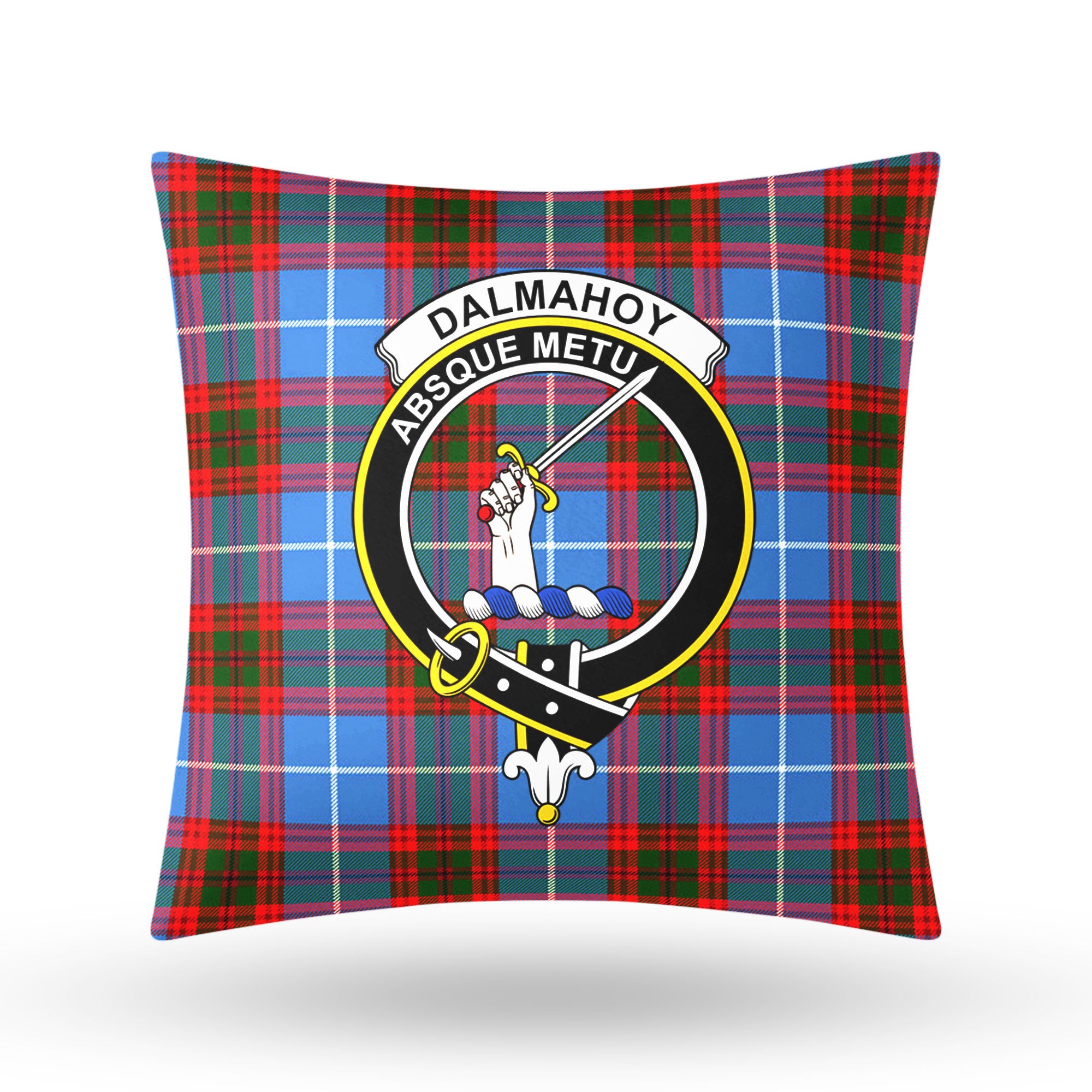 Dalmahoy Tartan Crest Pillow Cover