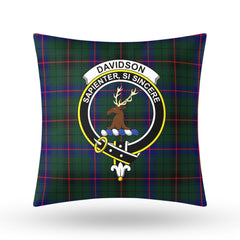 Davidson Modern Tartan Crest Pillow Cover