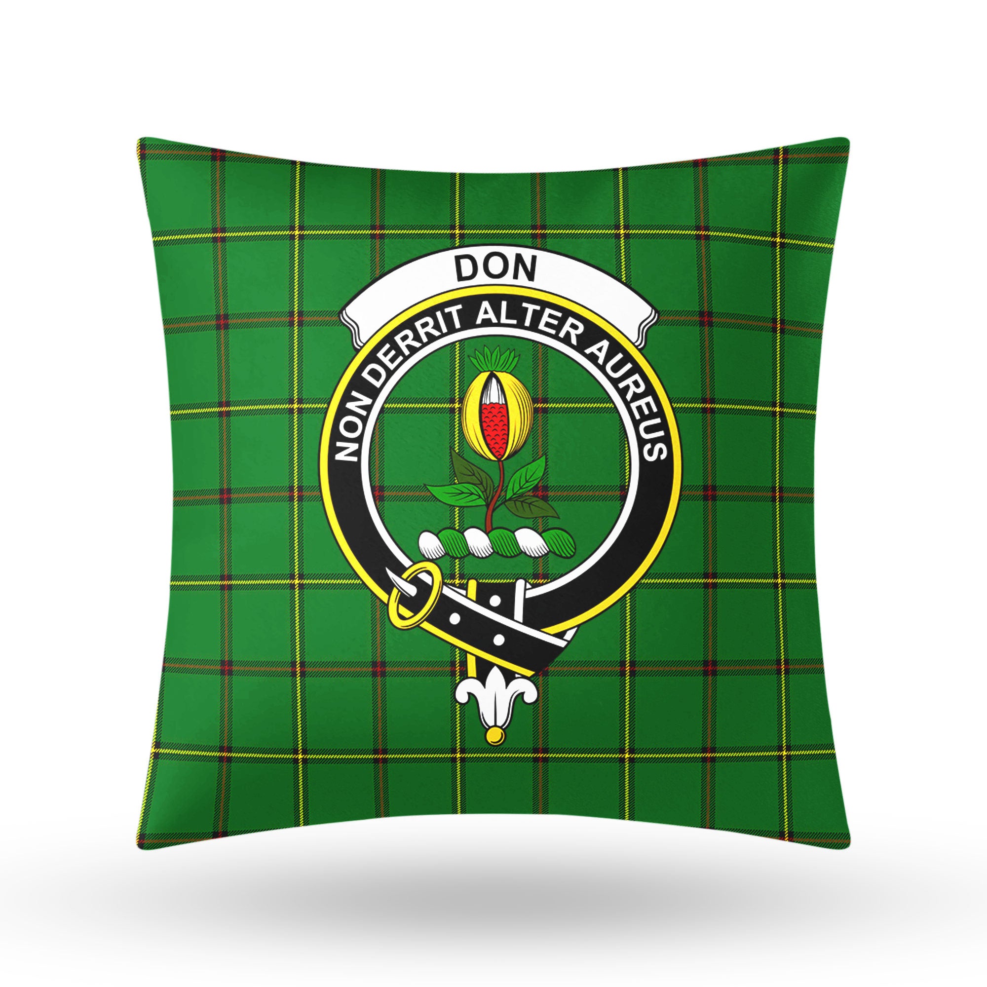 Don Tartan Crest Pillow Cover